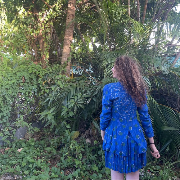 Gorgeous heather’s tow piece suit 1980s - Picture 3 of 3